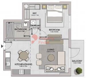 Type 7, Level 2-6 Building 1 - 10