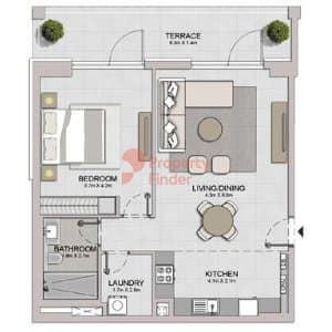 Type 6, Level 1 Building 1 - 9