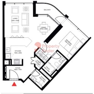 Type C, Level 07,16 ( with powder room + balcony)Tower A -3
