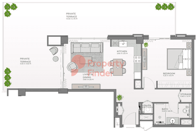 1 Bedroom Apartment