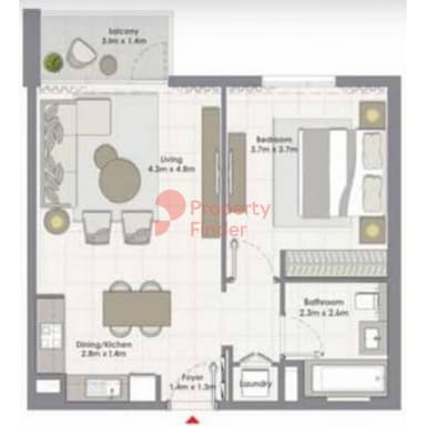 1 Bedroom Apartment
