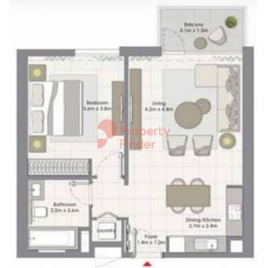 1 Bedroom Apartment