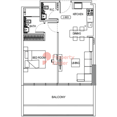 1 Bedroom Apartment