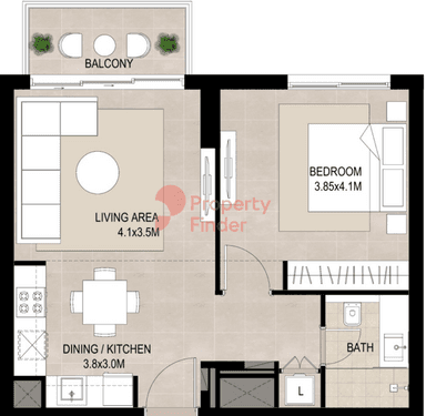 1 Bedroom Apartment
