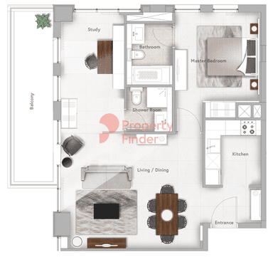 1 Bedroom Apartment