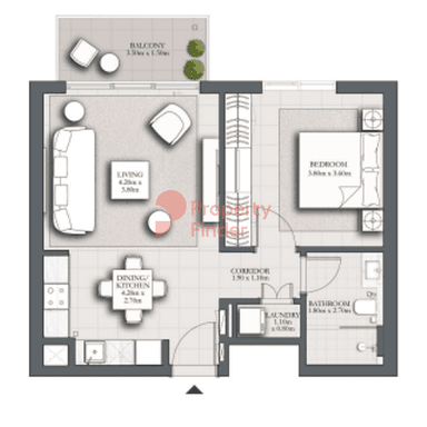 1 Bedroom Apartment