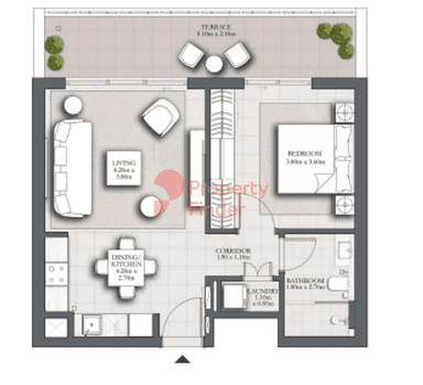 1 Bedroom Apartment