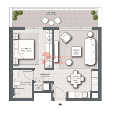 1 Bedroom Apartment