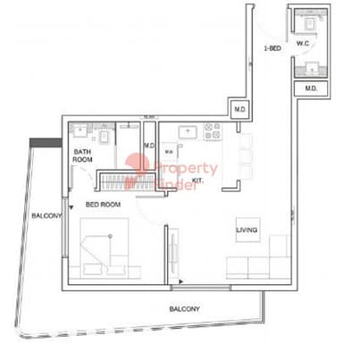 1 Bedroom Apartment
