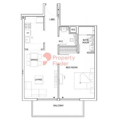 1 Bedroom Apartment