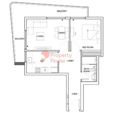 1 Bedroom Apartment