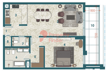 1 Bedroom Apartment