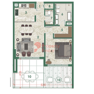 1 Bedroom Apartment