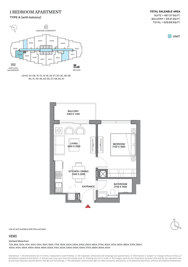 1 Bedroom Apartment