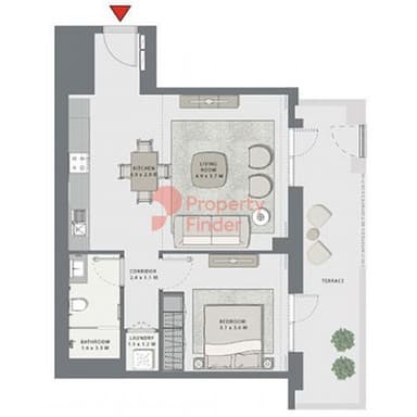 1 Bedroom Apartment