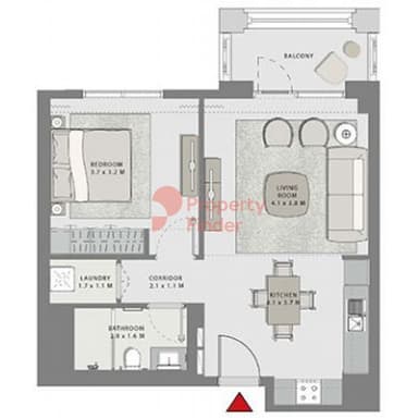 1 Bedroom Apartment