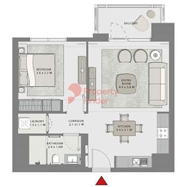 1 Bedroom Apartment