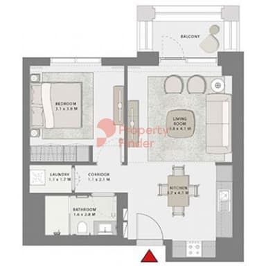 1 Bedroom Apartment