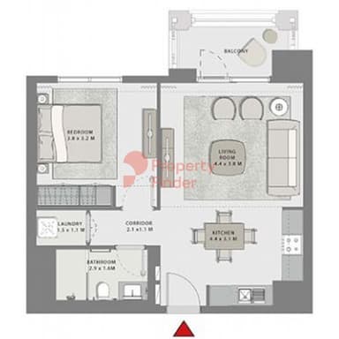 1 Bedroom Apartment