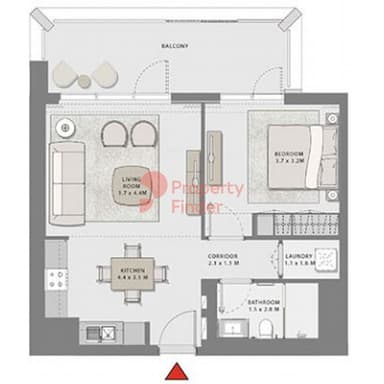 1 Bedroom Apartment