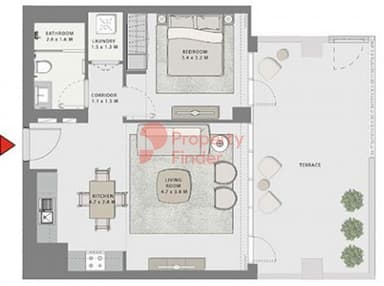 1 Bedroom Apartment