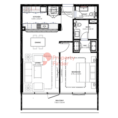 1 Bedroom Apartment