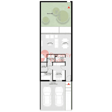 2 Bedroom Townhouse