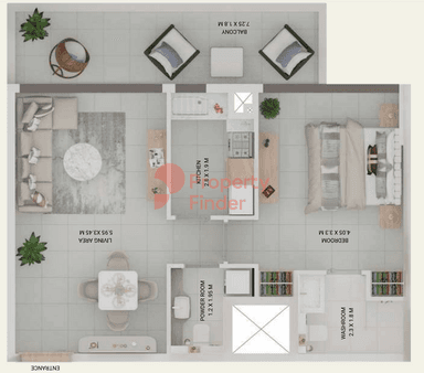 1 Bedroom Apartment