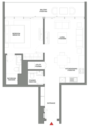 1 Bedroom Apartment