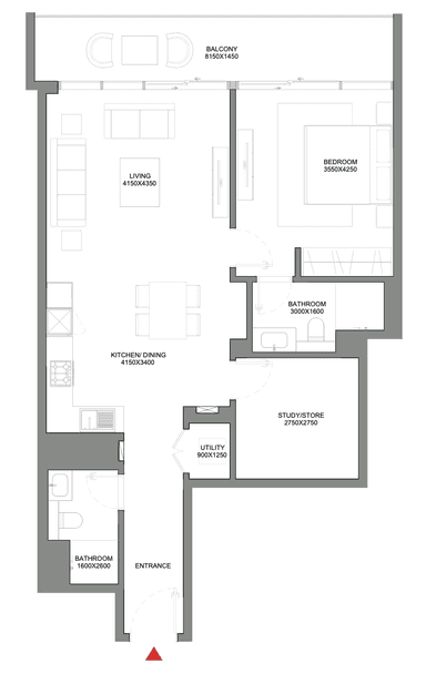 1 Bedroom Apartment