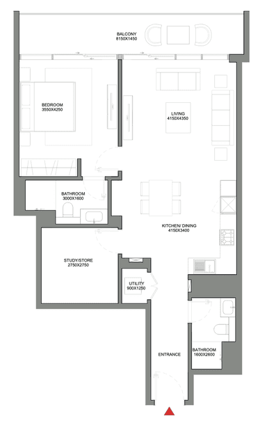 1 Bedroom Apartment