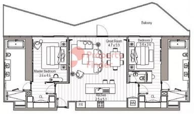 2 Bedroom Apartment