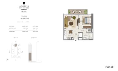 Unit 3, Level 31-47 - Tower 2 - 1BR ( 06 )