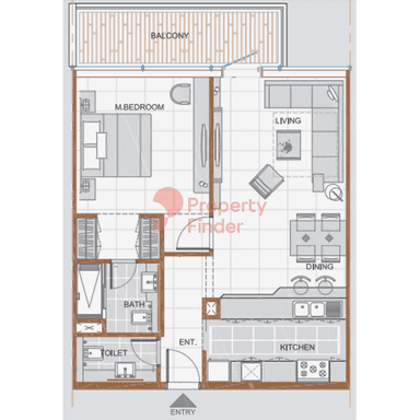 1 Bedroom Apartment