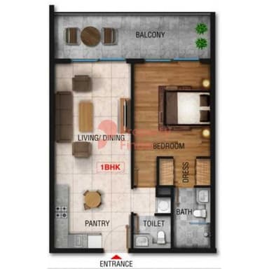 1 Bedroom Apartment