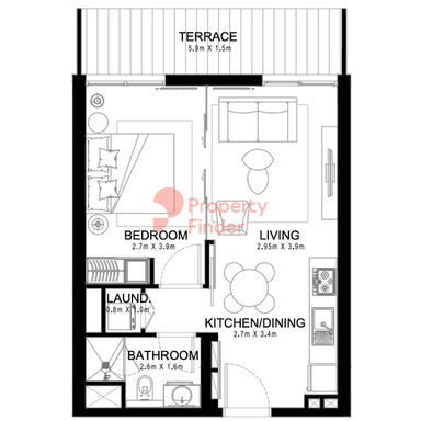 1 Bedroom Apartment