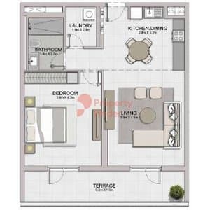 Type 5A Level 1 - Building 3 -1BD - 6