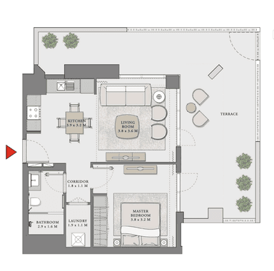 1 Bedroom Apartment