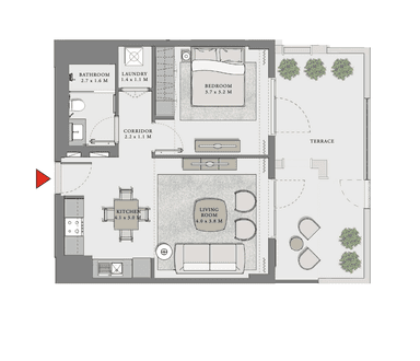 1 Bedroom Apartment