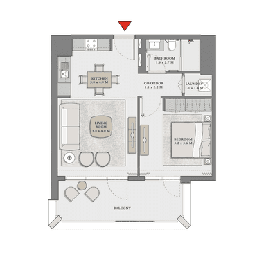 Unit 01, Level 02-07 Building 4