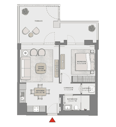 1 Bedroom Apartment