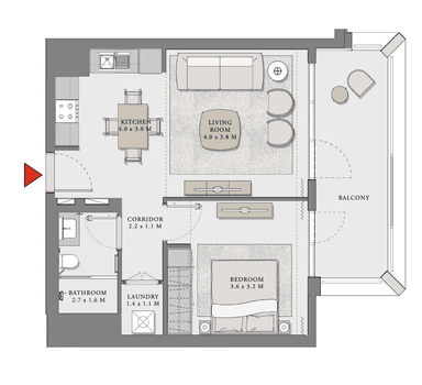 Unit 01, Level 02-11 Building 2