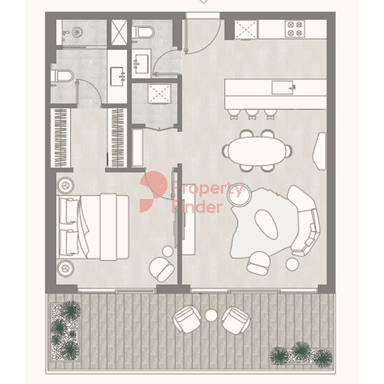 1 Bedroom Apartment