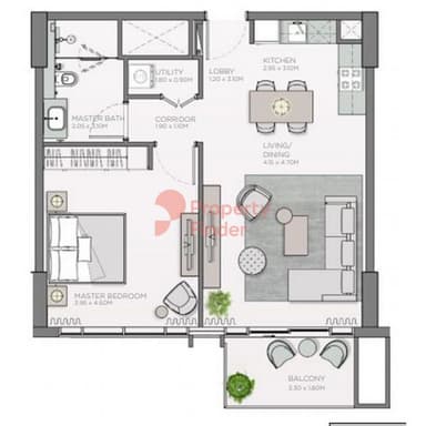 1 Bedroom Apartment