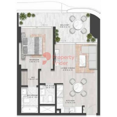 1 Bedroom Apartment