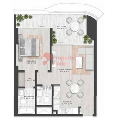 1 Bedroom Apartment