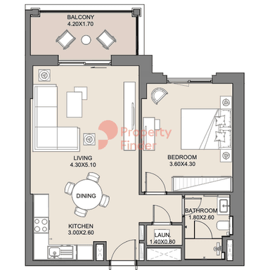 1 Bedroom Apartment