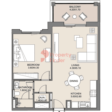 1 Bedroom Apartment