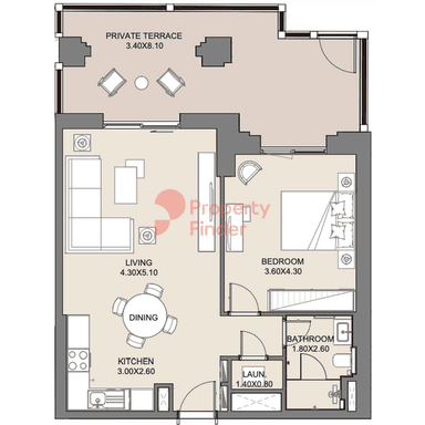 1 Bedroom Apartment