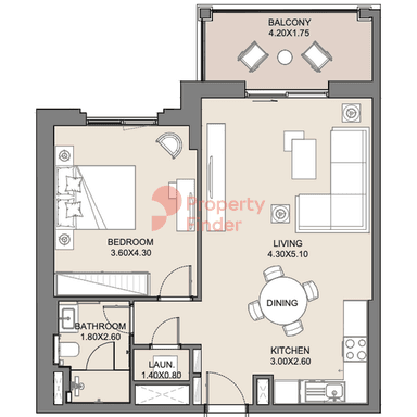 1 Bedroom Apartment